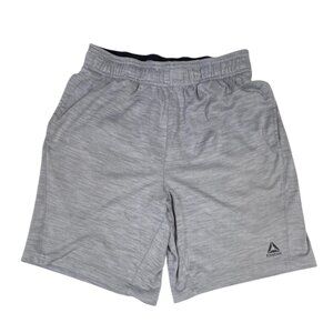 Reebok Men's Drawstring, Gray Athletic Shorts, Small